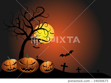 Halloween day theme vector illustrator Halloween day theme vector illustrator 34698675