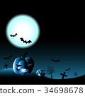 Halloween day theme vector illustrator 34698678