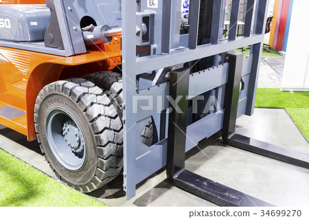 Forklift Truck. Diesel Counterbalance Truck. Forklift Truck. Diesel Counterbalance Truck. 34699270