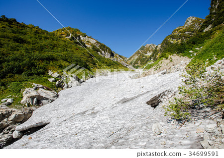 Tsurugisawa積雪的峽谷 34699591