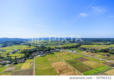 Aerial view around Kisarazu City Marika Marida Aerial view around Kisarazu City Marika Marida 34700152