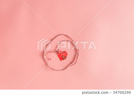 Valentine's day theme with heart ornament Valentine's day theme with heart ornament 34700299