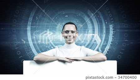 Girl and technologies of the future Girl and technologies of the future 34700400