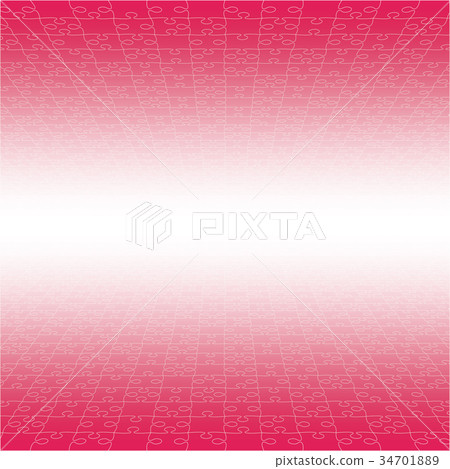 Perspective Pink Puzzles Pieces - Vector Jigsaw Perspective Pink Puzzles Pieces - Vector Jigsaw 34701889