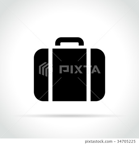 suitcase icon on white background suitcase icon on white background 34705225