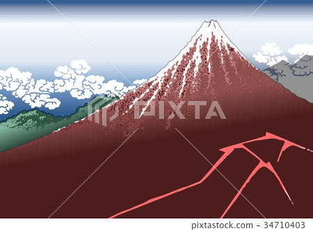 Kurofuji of Hokusai 34710403