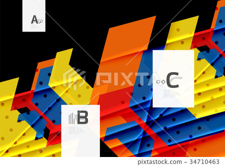 Colorful abstract shapes background Colorful abstract shapes background 34710463