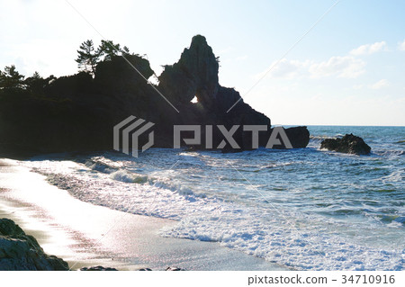 [Meikatsu] Yodogi海岸窗口岩石 34710916