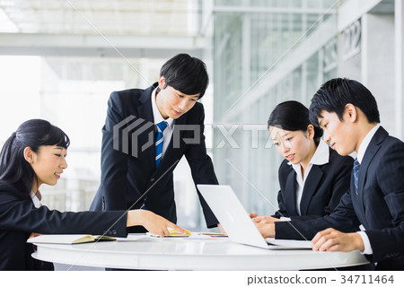 企業年輕人新來者求職形象 34711464