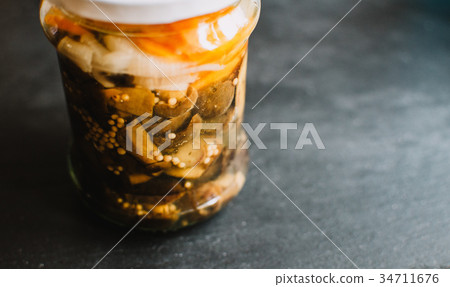 marinated mushrooms,  bay bolete Imleria badia  34711676