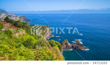 Coastal summer landscape of Madeira island 34713203