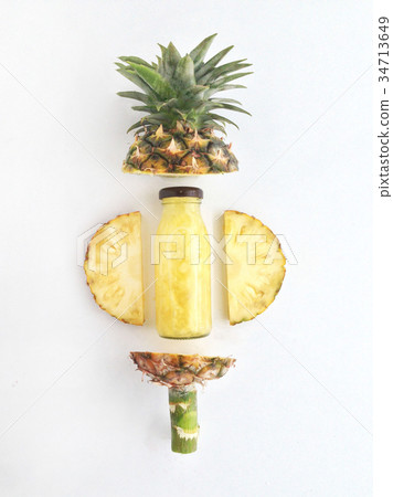 pineapple drinks and leaves pineapple drinks and leaves 34713649