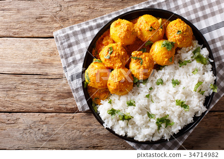 Delicious homemade Kashmiri Dum aloo Delicious homemade Kashmiri Dum aloo 34714982