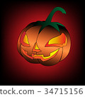 head pumpkin dark tone halloween party day 34715156