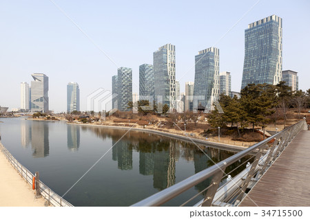 公園中央公園，中央公園，松島，仁川區，仁川 34715500