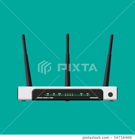 Wifi router. Wireless access point. Wifi router. Wireless access point. 34716466