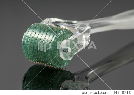 Dermaroller for medical micro needling therapy. Dermaroller for medical micro needling therapy. 34718718