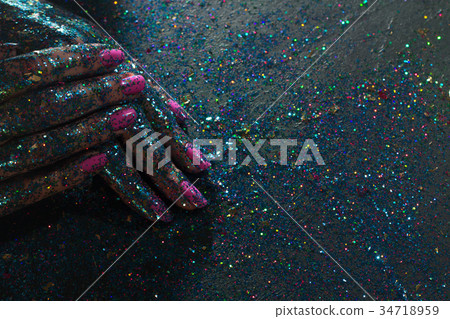 Backdrop of Christmas decoration Backdrop of Christmas decoration 34718959