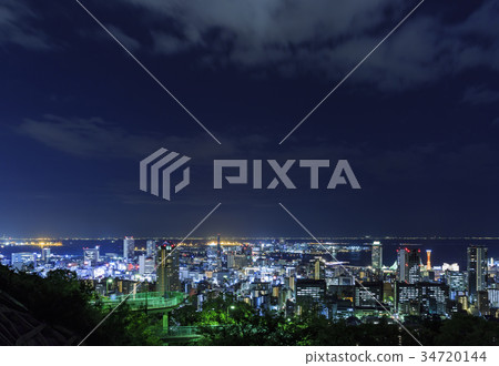 Night view of Kobe 34720144