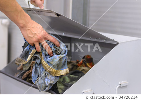 container for recycling rags 34720214