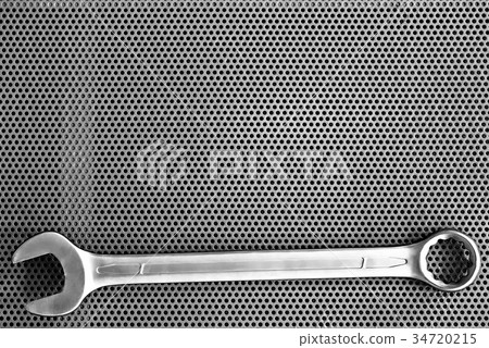 big spanner on a background 34720215