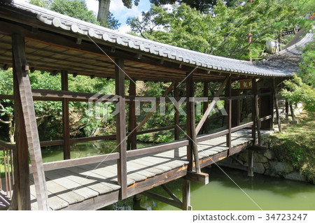 京都Kodaiji寺廟Woong龍 34723247