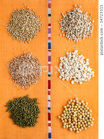 Mung bean, meju, sorghum, corn, buckwheat, yulmu 34723315