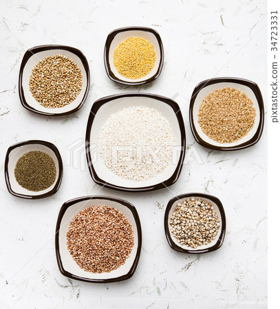 Glutinous rice, sorghum, chrysanthemum, buckwheat, millet, brown rice, yulmu Glutinous rice, sorghum, chrysanthemum, buckwheat, millet, brown rice, yulmu 34723331
