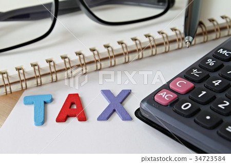 Business, saving money, taxes, accounting concept Business, saving money, taxes, accounting concept 34723584