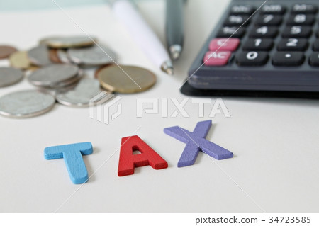 Business, saving money, taxes, accounting concept Business, saving money, taxes, accounting concept 34723585