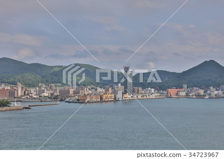 View of Kanmonkyo Bridge and Shimonoseki 34723967