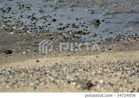 Miura Peninsula Yokosuka City Urushiyama Bay sandy beach Miura Peninsula Yokosuka City Urushiyama Bay sandy beach 34724056