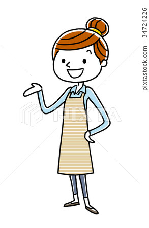 Young woman: introduction, explanation 34724226