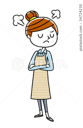 Young woman: get angry Young woman: get angry 34724230