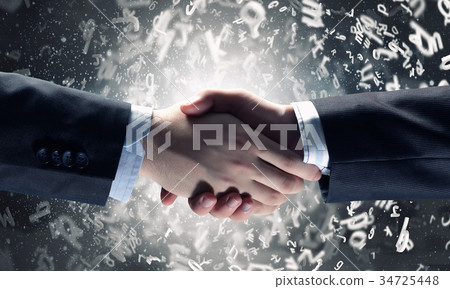 Business handshake Business handshake 34725448