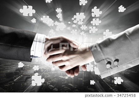 Business handshake 34725458