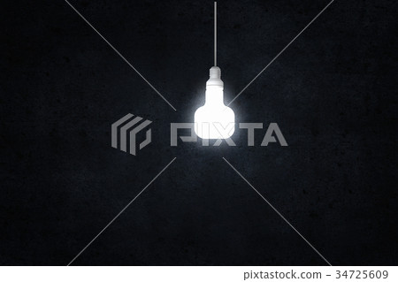 Hanging light bulb Hanging light bulb 34725609