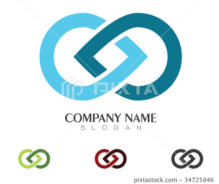 Infinity logo template 34725846