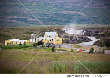 Godafoss Waterfall in Iceland Godafoss Waterfall in Iceland 34726136