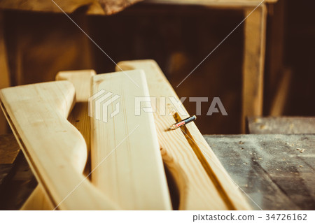 Board in the workshop Board in the workshop 34726162