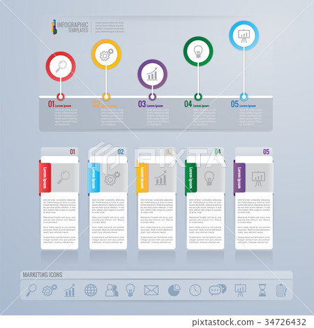 infographics template design and marketing icons infographics template design and marketing icons 34726432
