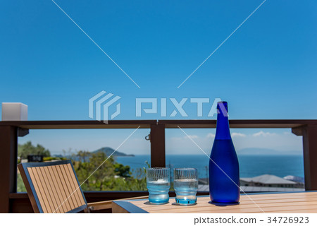Shodoshima olive garden restaurant table water cup 34726923