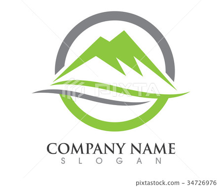 Mountains Logo Template 34726976