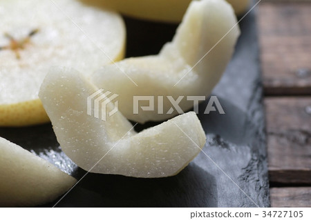 易於食用的切塊二十世紀梨 34727105
