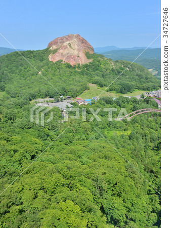 從Mt. Usu索道的Showa Shinzan-188258 從Mt. Usu索道的Showa Shinzan-188258 34727646