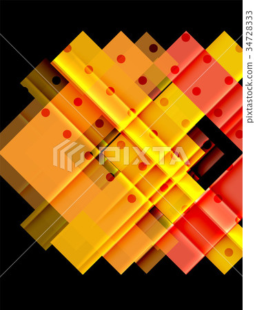 Color arrows on black background Color arrows on black background 34728333