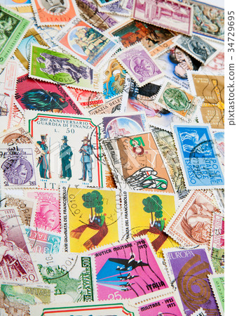 Old postage stamps Old postage stamps 34729695
