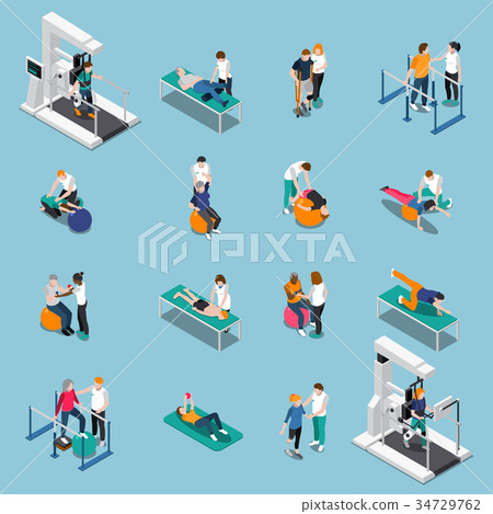 Physiotherapy Rehabilitation Isometric People 34729762