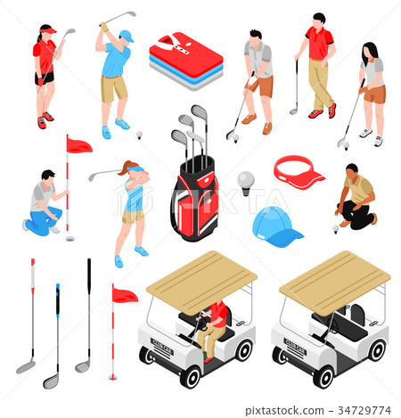 Golf Icons Set  34729774
