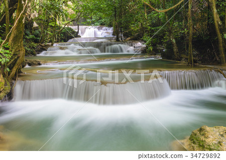 most favorite waterfall in Kanchanaburi 34729892